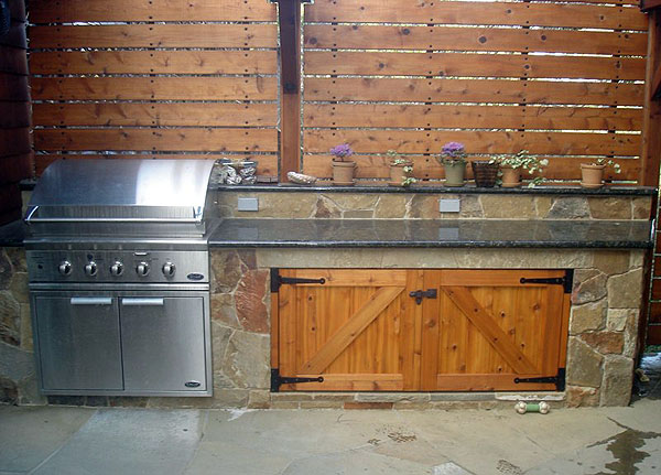 Custom Stone Barbeque