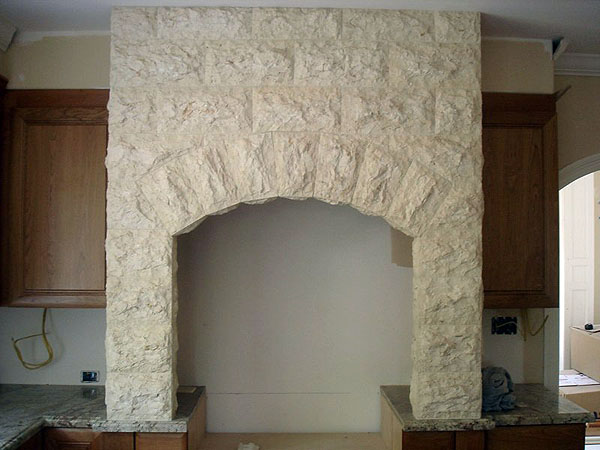 Jerusalem Limestone Kitchen Hood