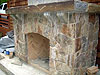Montana Stone Exterior Fireplace, Mill Valley, Marin County, CA
