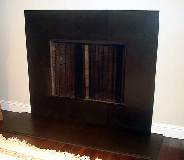 Northern England Kirkby Slate with Oil Finish Fireplace