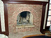 Old Carolina Brick Fireplace, Saratoga, Santa Clara County, CA