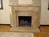 Travertine Fireplace, Lafayette, Contra Costa County, CA