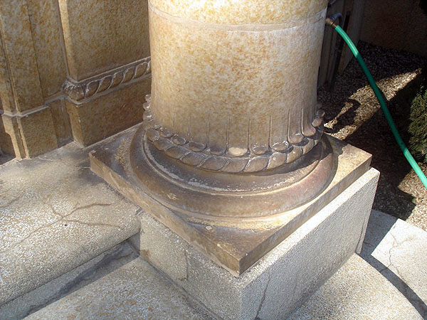 Terra Cotta Pillar Before